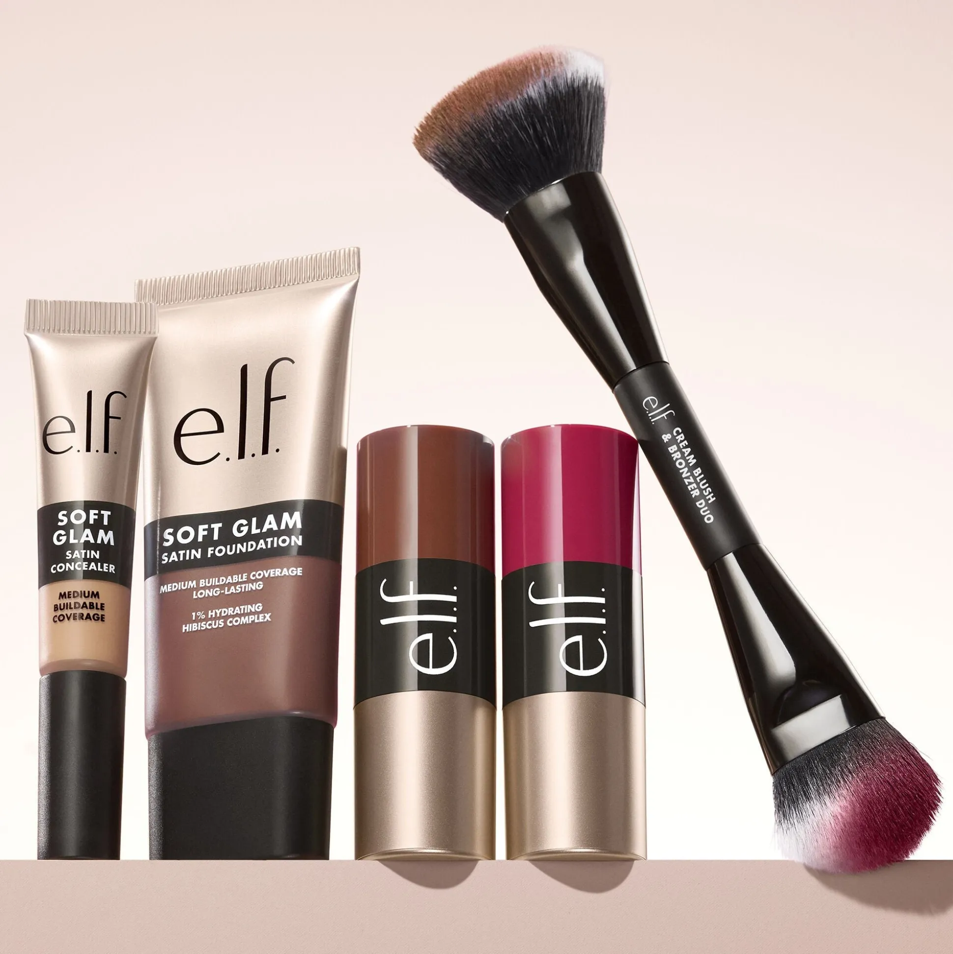 Cream Blush & Bronzer Duo Brush