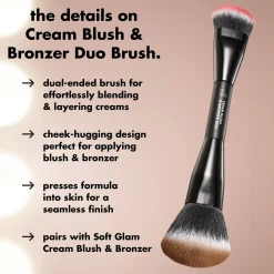 Cream Blush & Bronzer Duo Brush