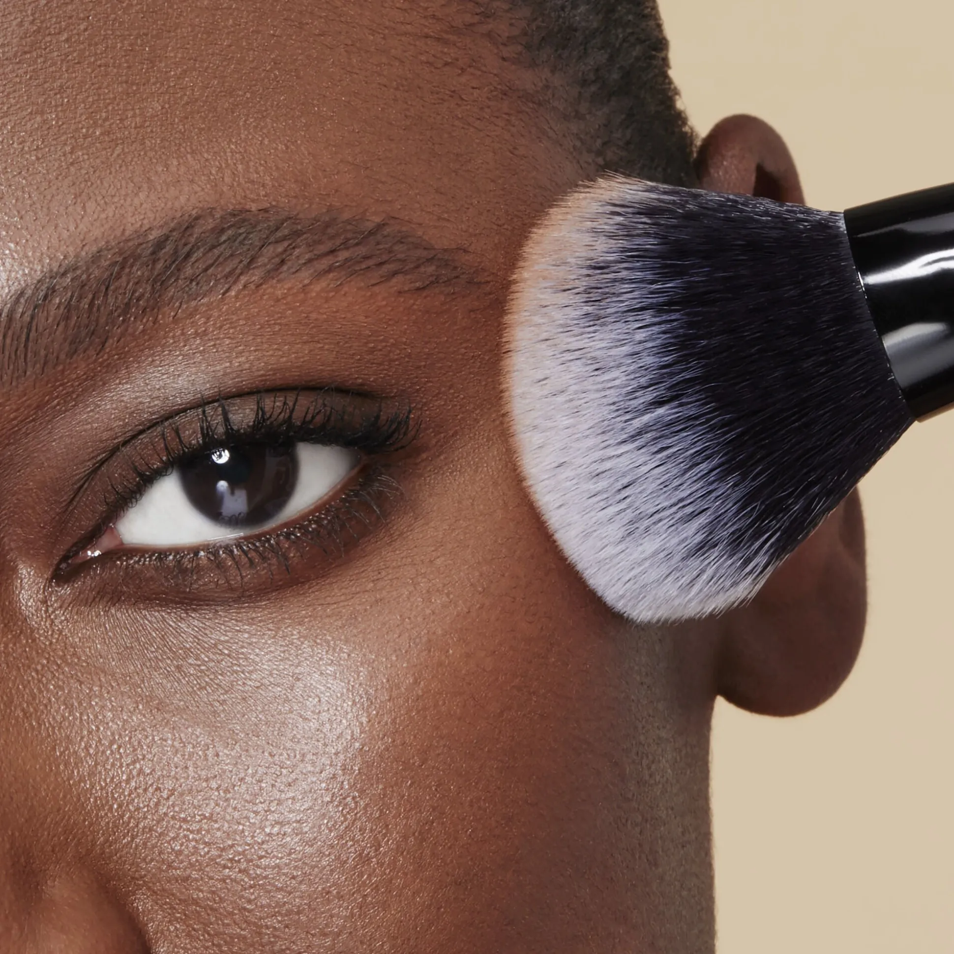 Cream & Powder Face Brush