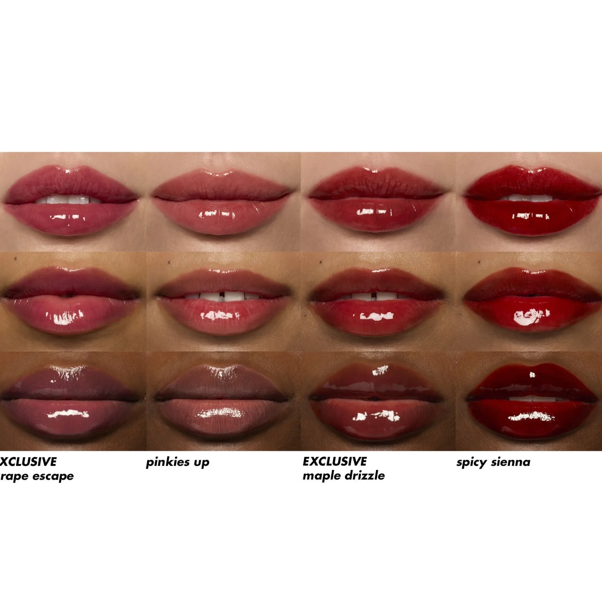 Glossy Lip Stain Shades 4 Days Kit