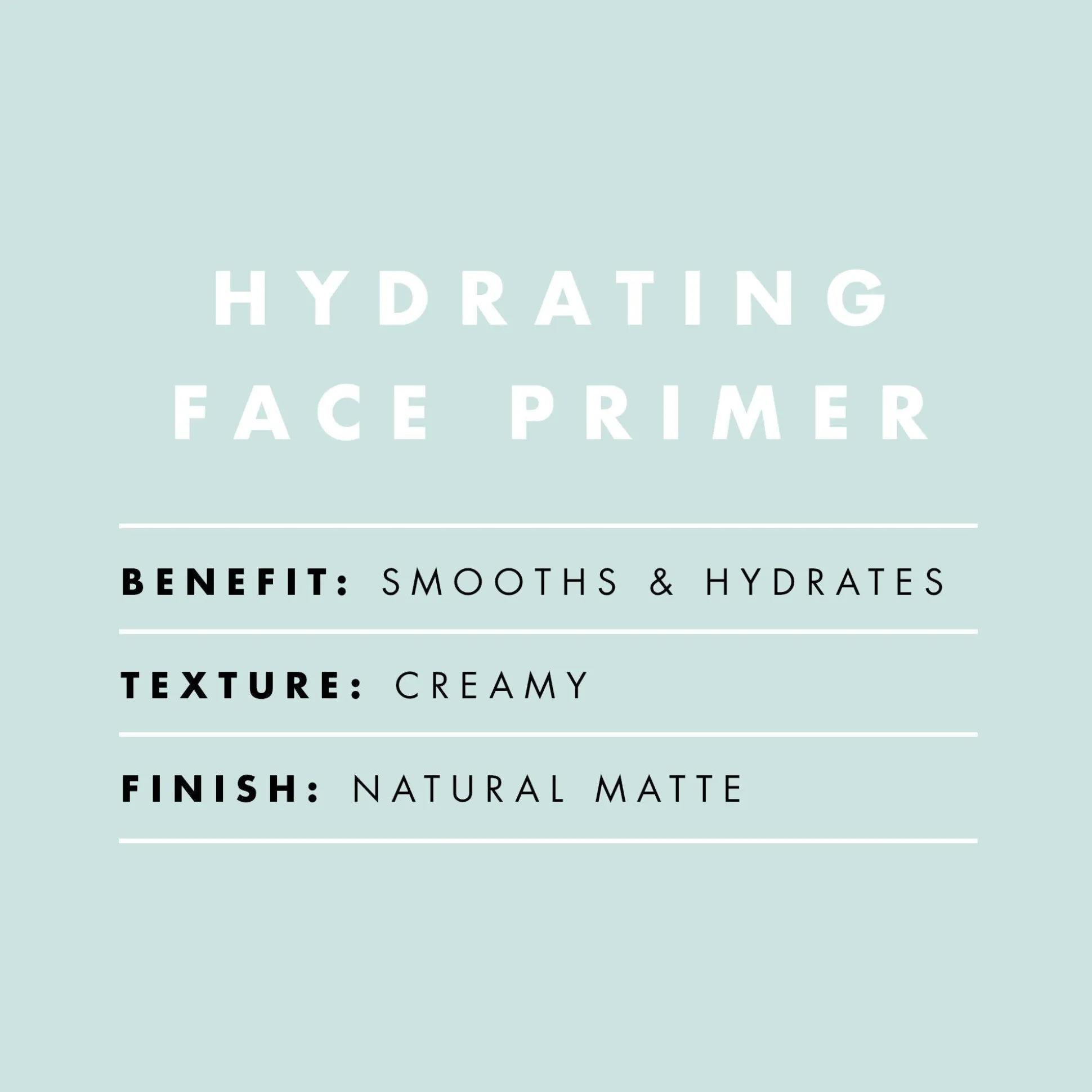 Hydrating Face Primer