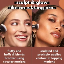 Liquid Bronzer & Contour Duo Brush