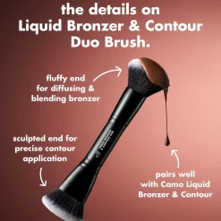 Liquid Bronzer & Contour Duo Brush