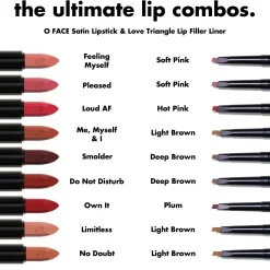 O FACE Satin Lipstick