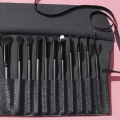 17-Piece Ultimate Makeup Brush Set & Travel Roll