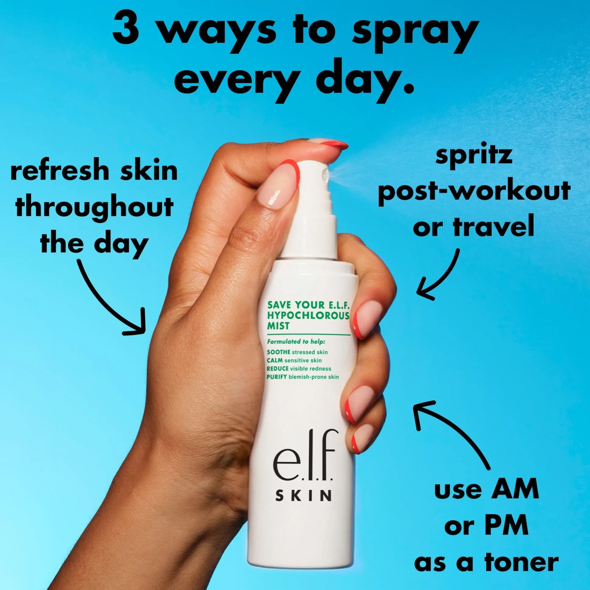 Save Your e.l.f. hypochlorous Mist