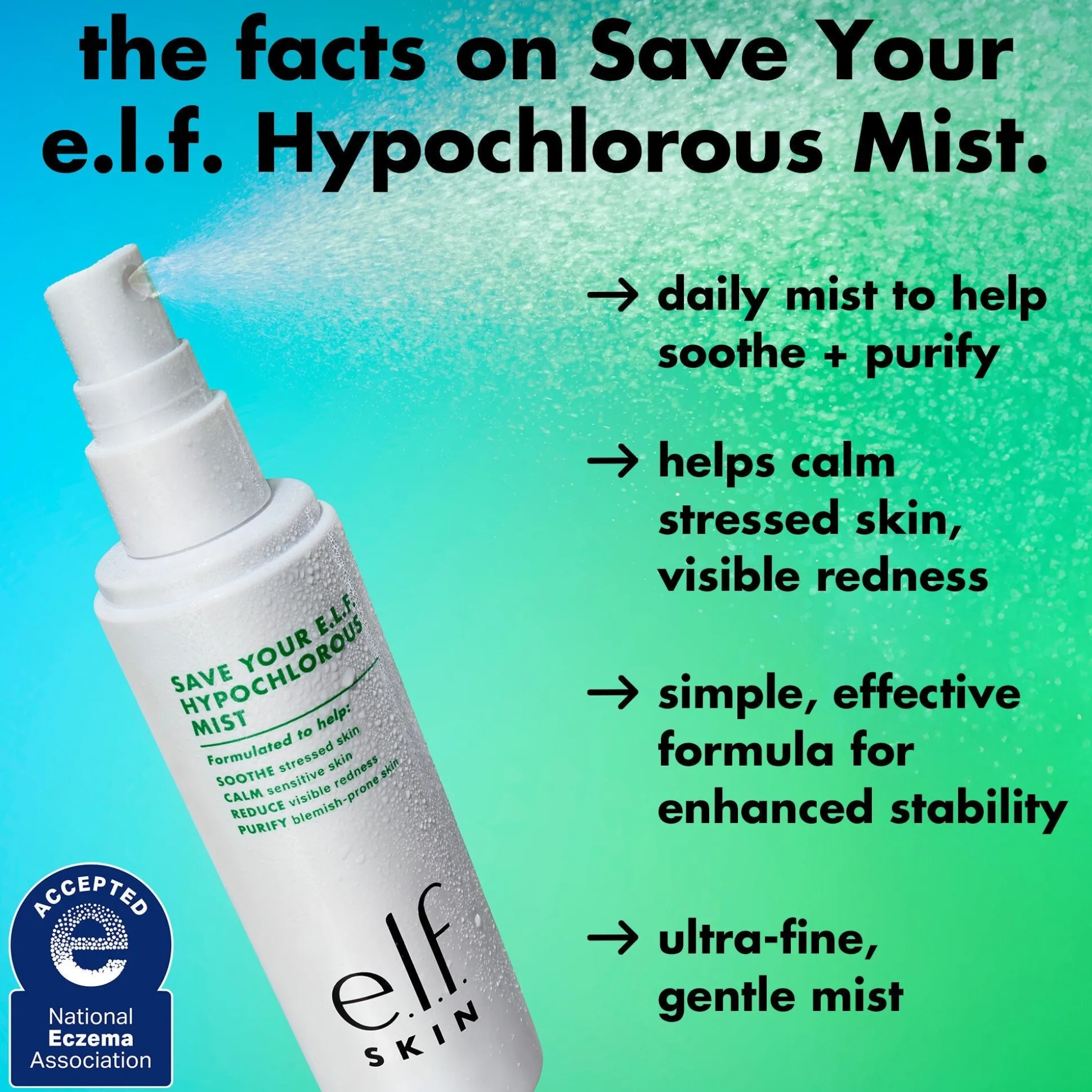 Save Your e.l.f. hypochlorous Mist