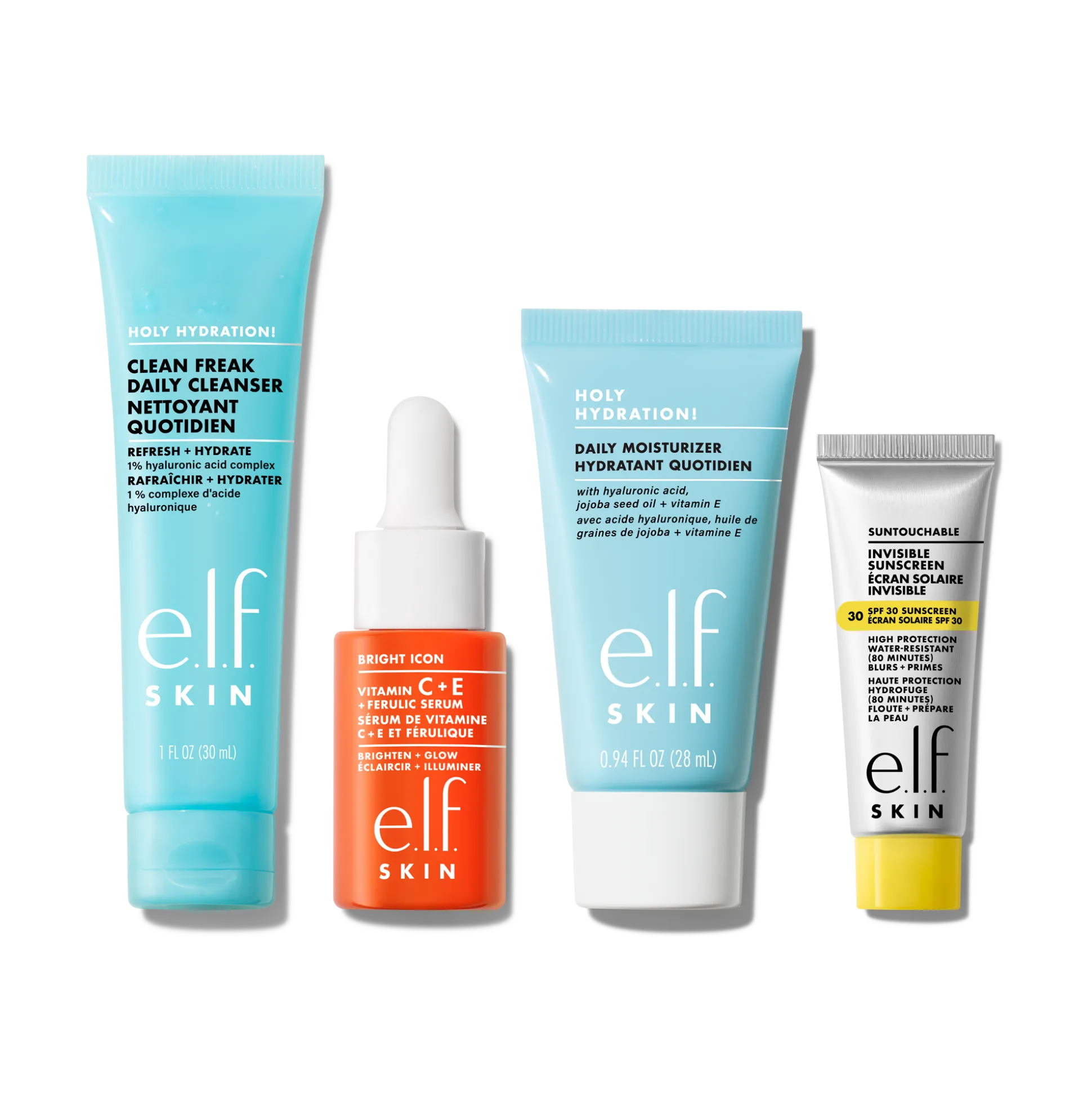 Wake the e.l.f. Up Skincare Kit