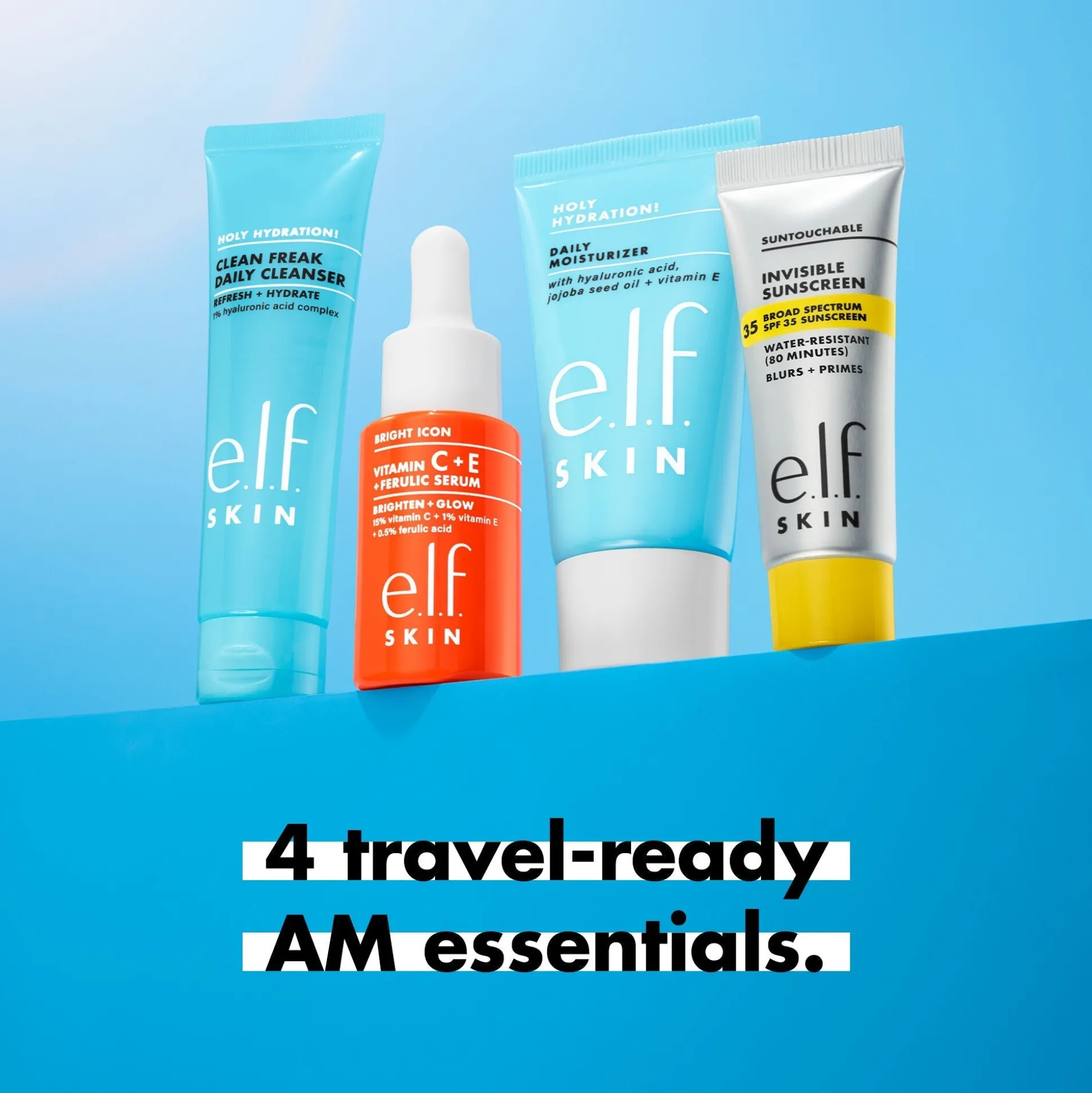 Wake the e.l.f. Up Skincare Kit