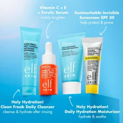 Wake the e.l.f. Up Skincare Kit