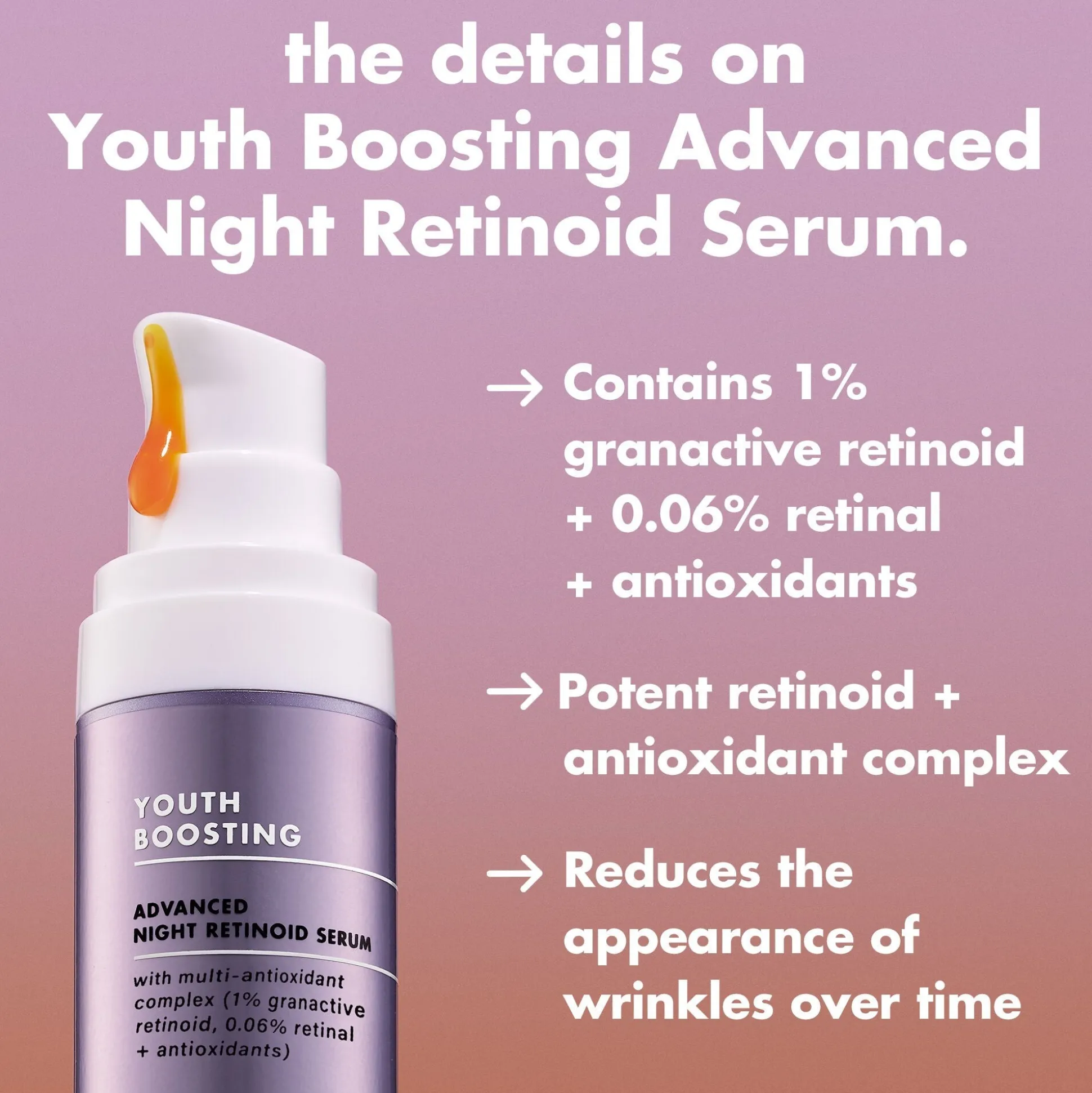 Youth Boosting Advanced Night Retinoid Serum